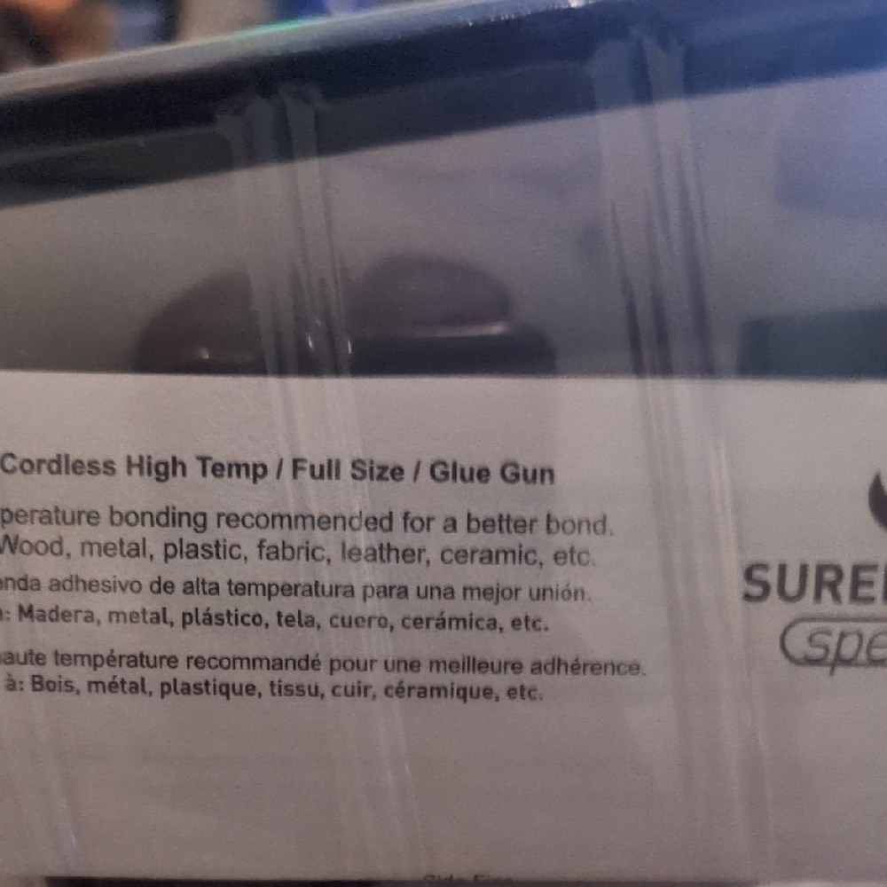 Cordless High Temp Glue Gun - Black and Green - Picture 4 of 4
